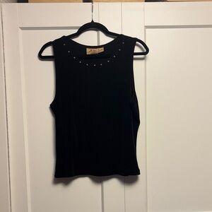 Black Sleeveless Top